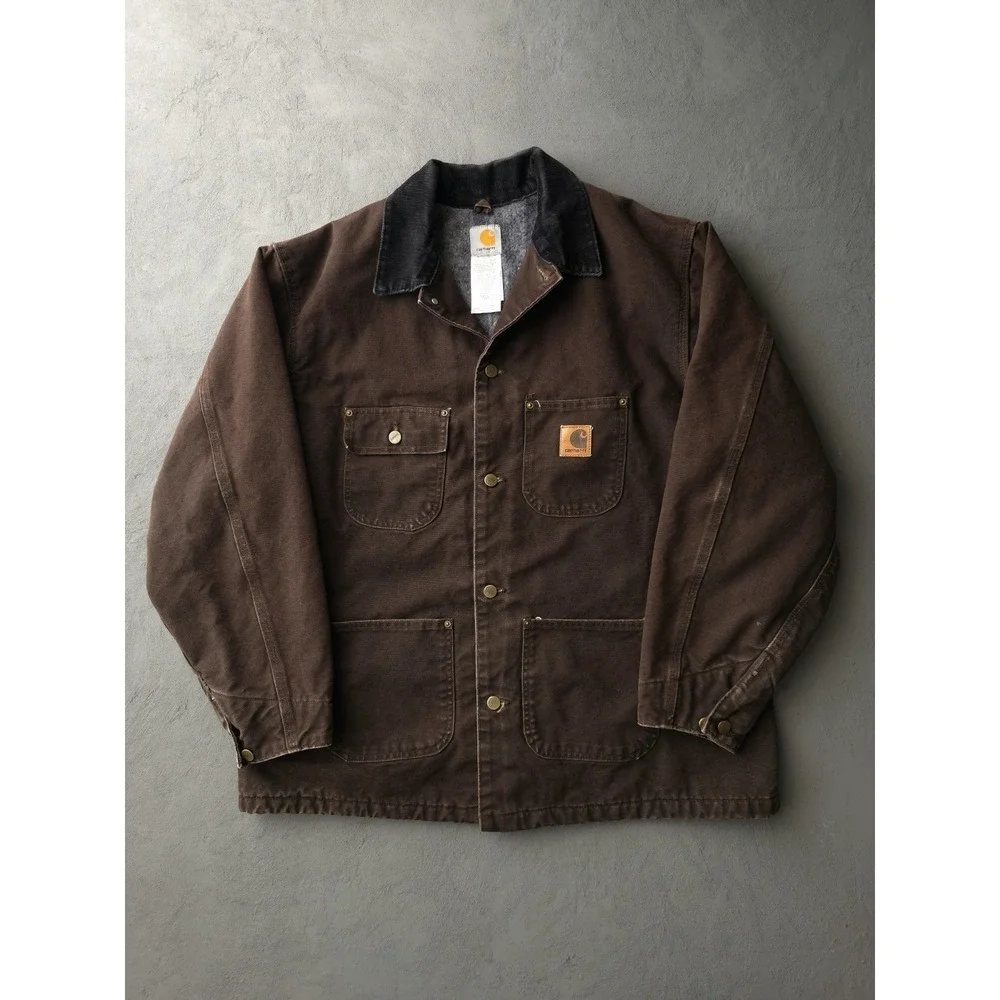 Carhartt | Jackets & Coats | Carhartt C2 Dkb Brown Canvas Chore
